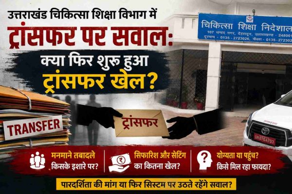 उत्तराखंड चिकित्सा शिक्षा विभाग में ट्रांसफर पर सवाल